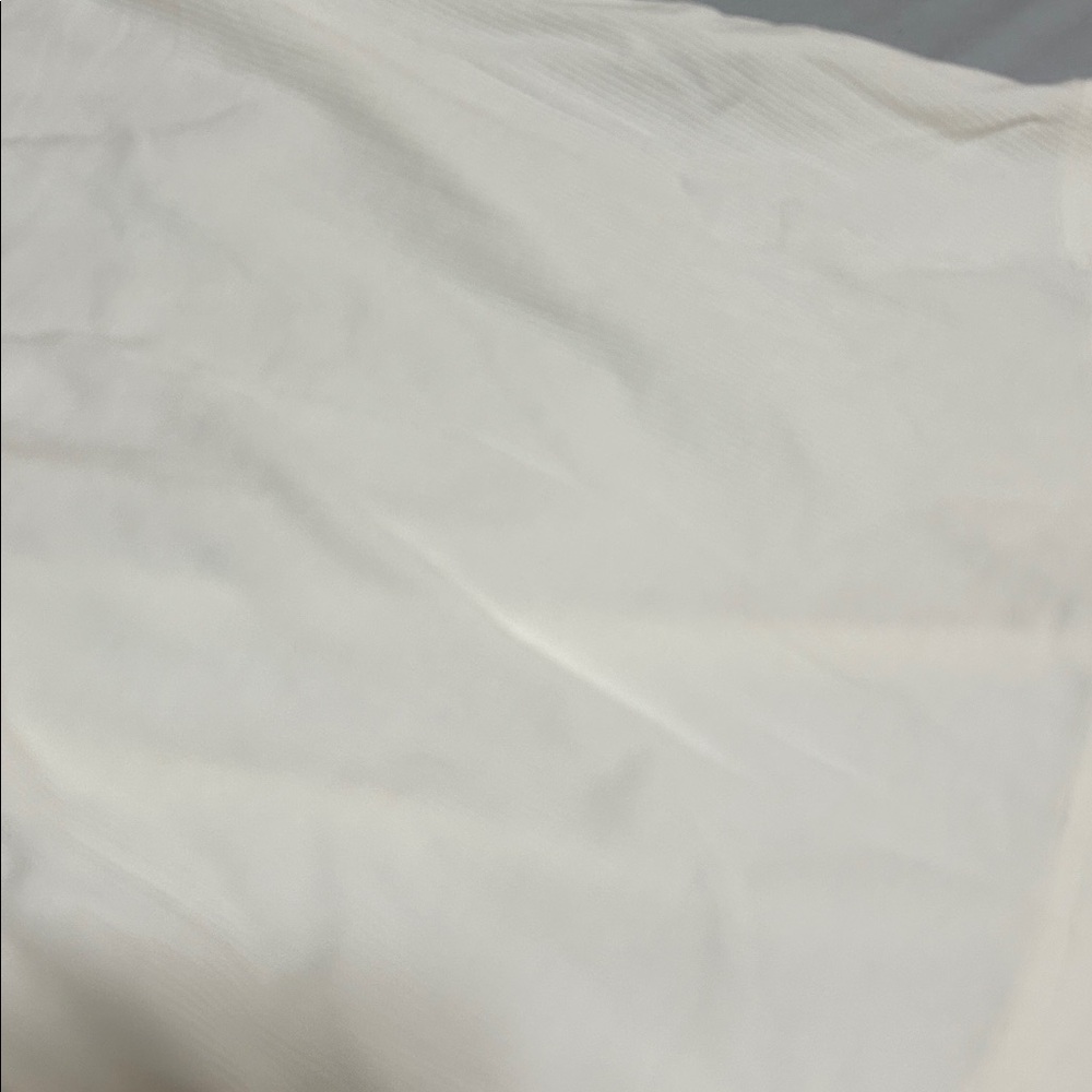 White Ribbed Tank Top - Picture 6 of 7